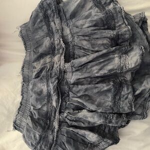 love shack fancy skirt- blue